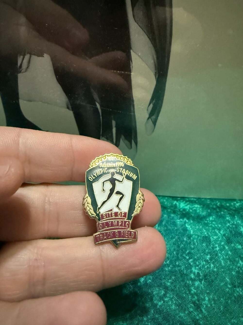Vintage 1996 Atlanta Olympic Stadium Track & Field Enamel Pin